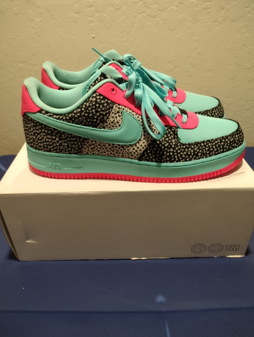 Nike Air Force 1 Id "Miami Heat"